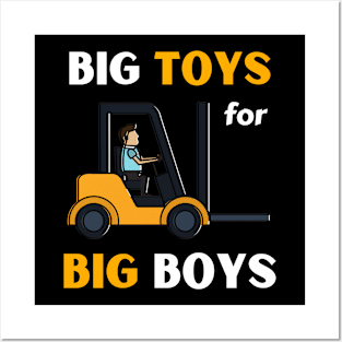 forklift boys gift Posters and Art